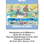 VIII CONCURSO DE MARCAPÁGINAS 2022 BIBLIOTECA BLAS INFANTE
