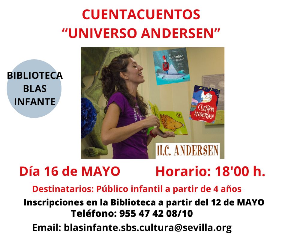 CUENTACUENTOS EN BIBLIOTECA BLAS INFANTE 16 DE MAYO