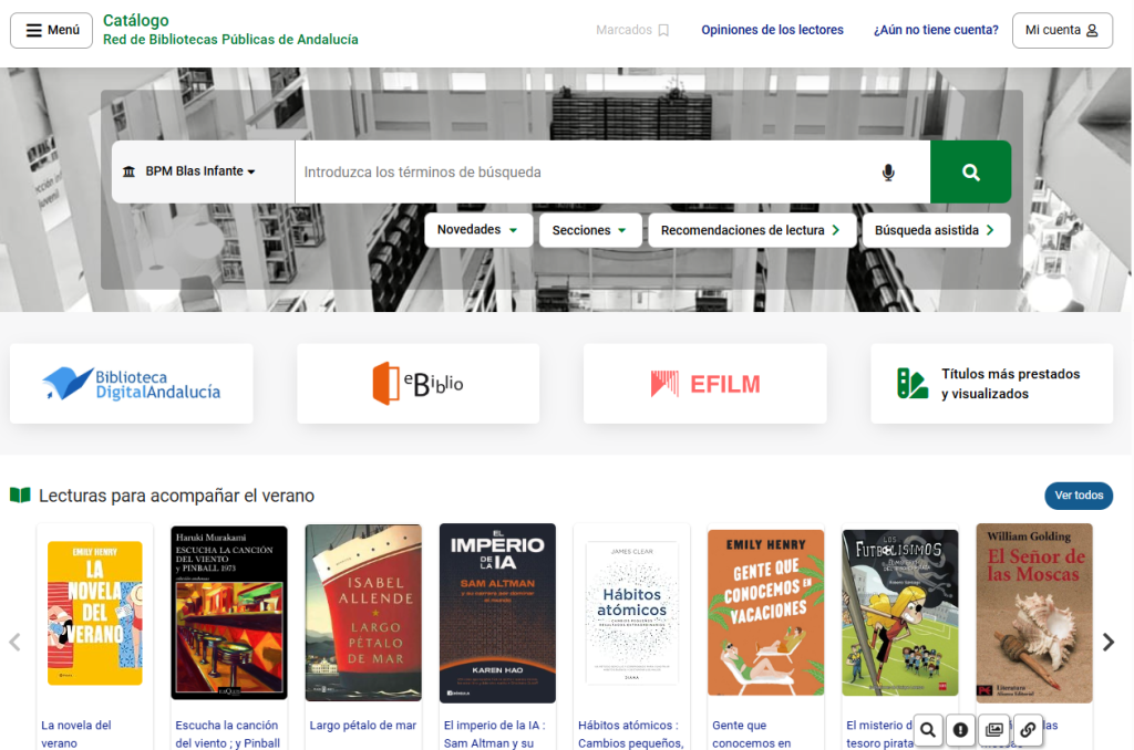 TODA TU BIBLIOTECA, EN UN CLIC