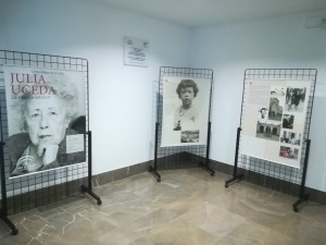 el lunes inauguramos la expo sobre Julia Uceda