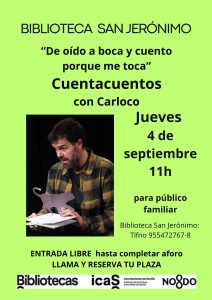 VUELVEN LOS CUENTACUENTOS A LA BIBLIOTECA