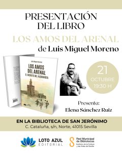 Presentación del libro «Los amos del Arenal»