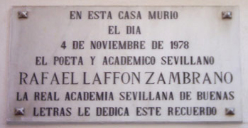 Imagen de Placa: Muere Rafael Laffón
