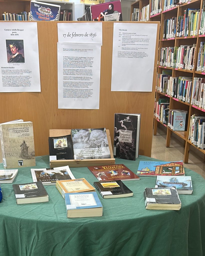 Este año 2026 se celebramos el 190 aniversario del nacimiento de Gustavo Adolfo Bécquer