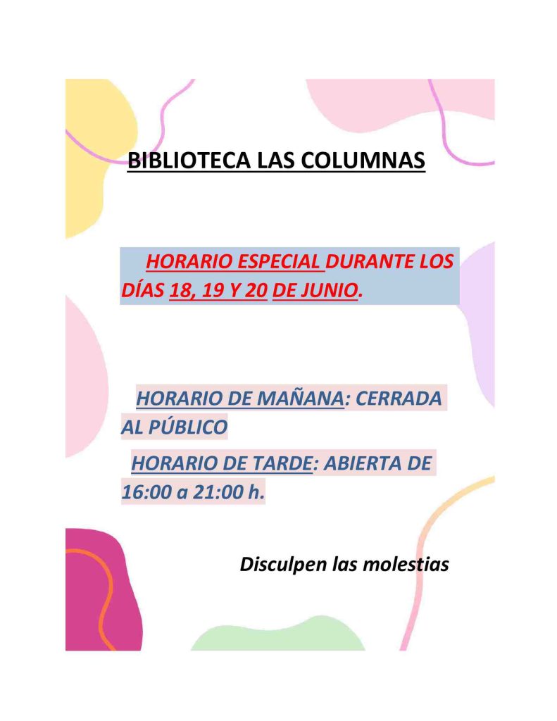 Cierre biblioteca