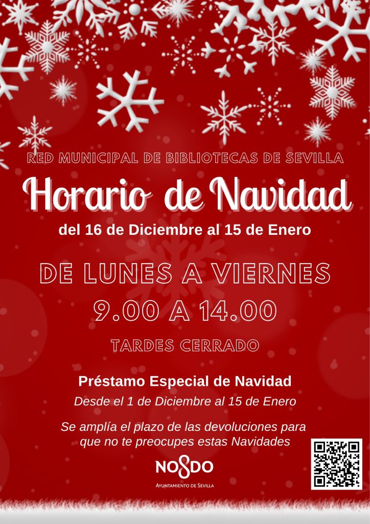 HORARIO Y PRÉSTAMO DE NAVIDAD