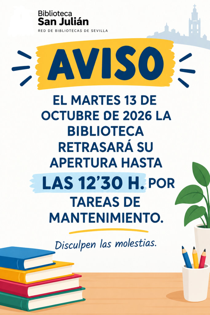 AVISO: EL MARTES 13 INCIDENCIA EN EL HORARIO