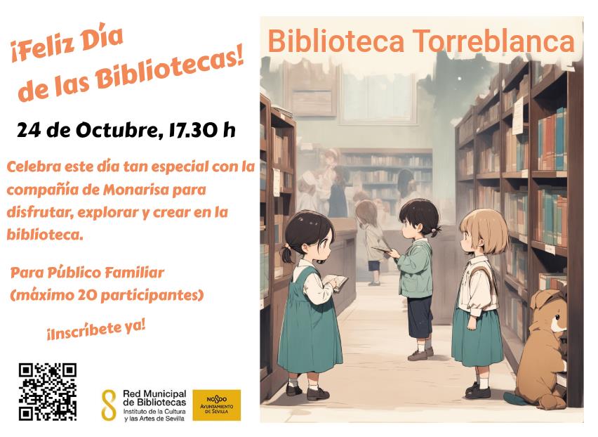 Celebra el Día de las Bibliotecas el próximo jueves, 24 de octubre a las 17´30 h