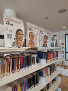 Exposición Poética Estelas de Machado. IES Siglo XXI (Curso 2024-2025) en la biblioteca