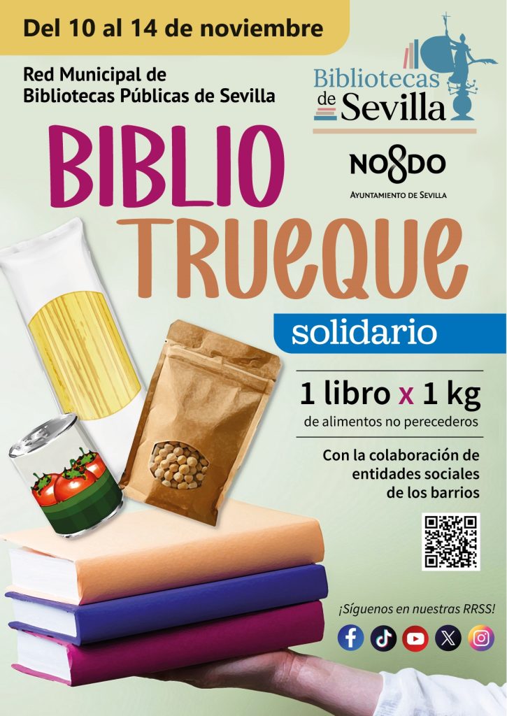Bibliotrueque Solidario (del 10 al 14 de noviembre)