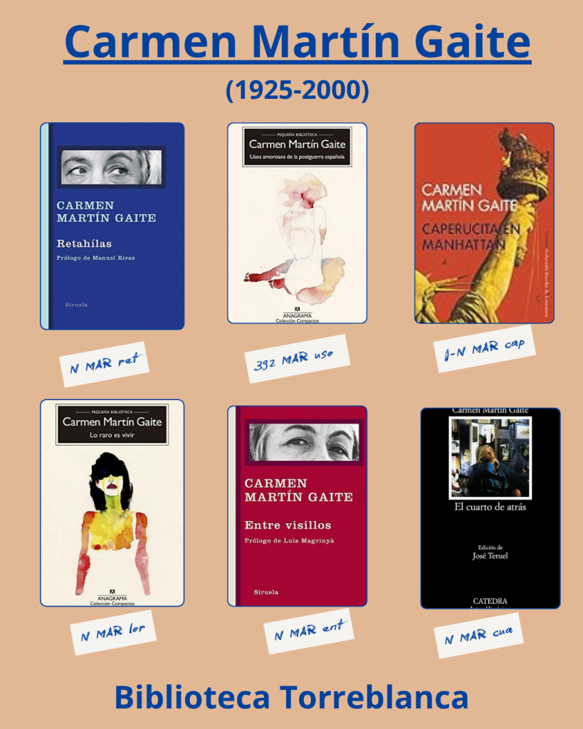 Carmen Martín Gaite (100 años de su nacimiento)