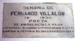 Imagen de Placa: Muere Fernando Villalón